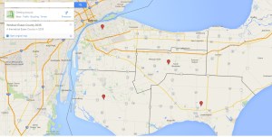 A theoretical map of our region in 2035.