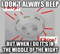 Image tagged in smoke detector chirp | Smoke detector, Detector, Smoke